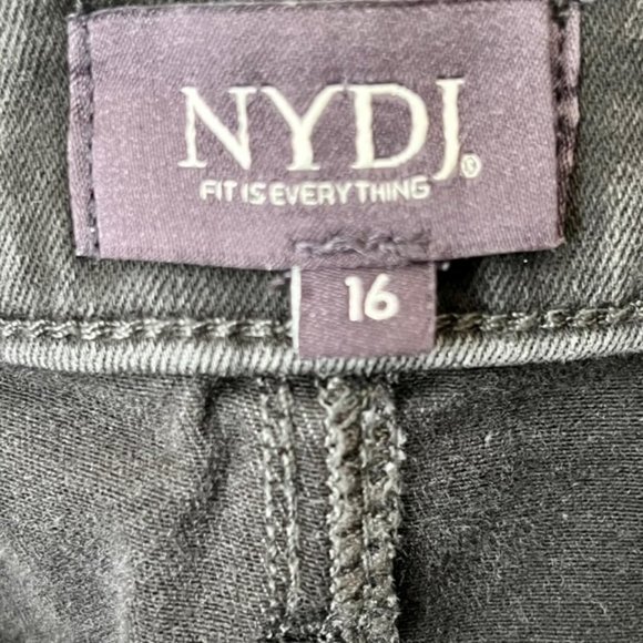 NYDJ Ami Skinny Lift Tuck Jeans High Rise in Gilt (Black Wash) - 16 - Picture 11 of 11